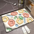 Nuevas alfombrillas de goma absorbente de agua del baño en 3D